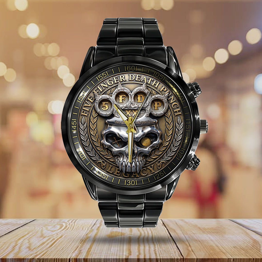 Five Finger Death Punch Black Stainless Steel Watch – TANTN24147