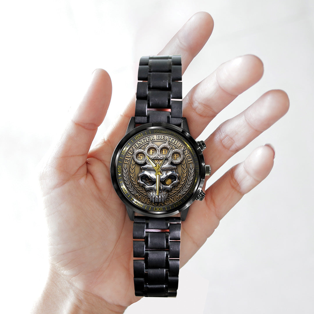 Five Finger Death Punch Black Stainless Steel Watch – TANTN24147