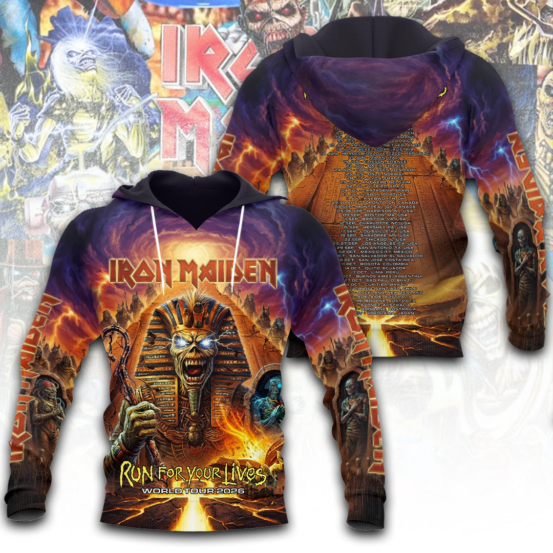 Iron Maiden Tour 2026 3D Apparel – TANTN24158
