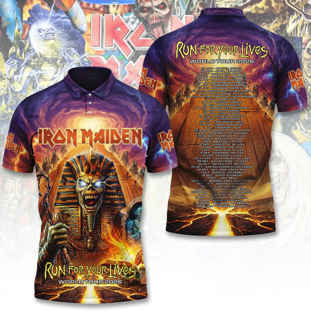 Iron Maiden Tour 2026 3D Apparel – TANTN24158
