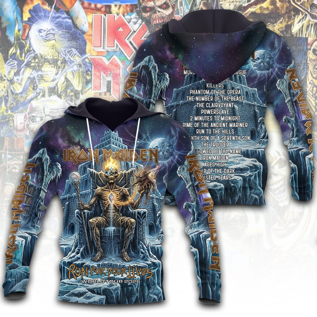 Iron Maiden Tour 2026 3D Apparel – TANTN24159