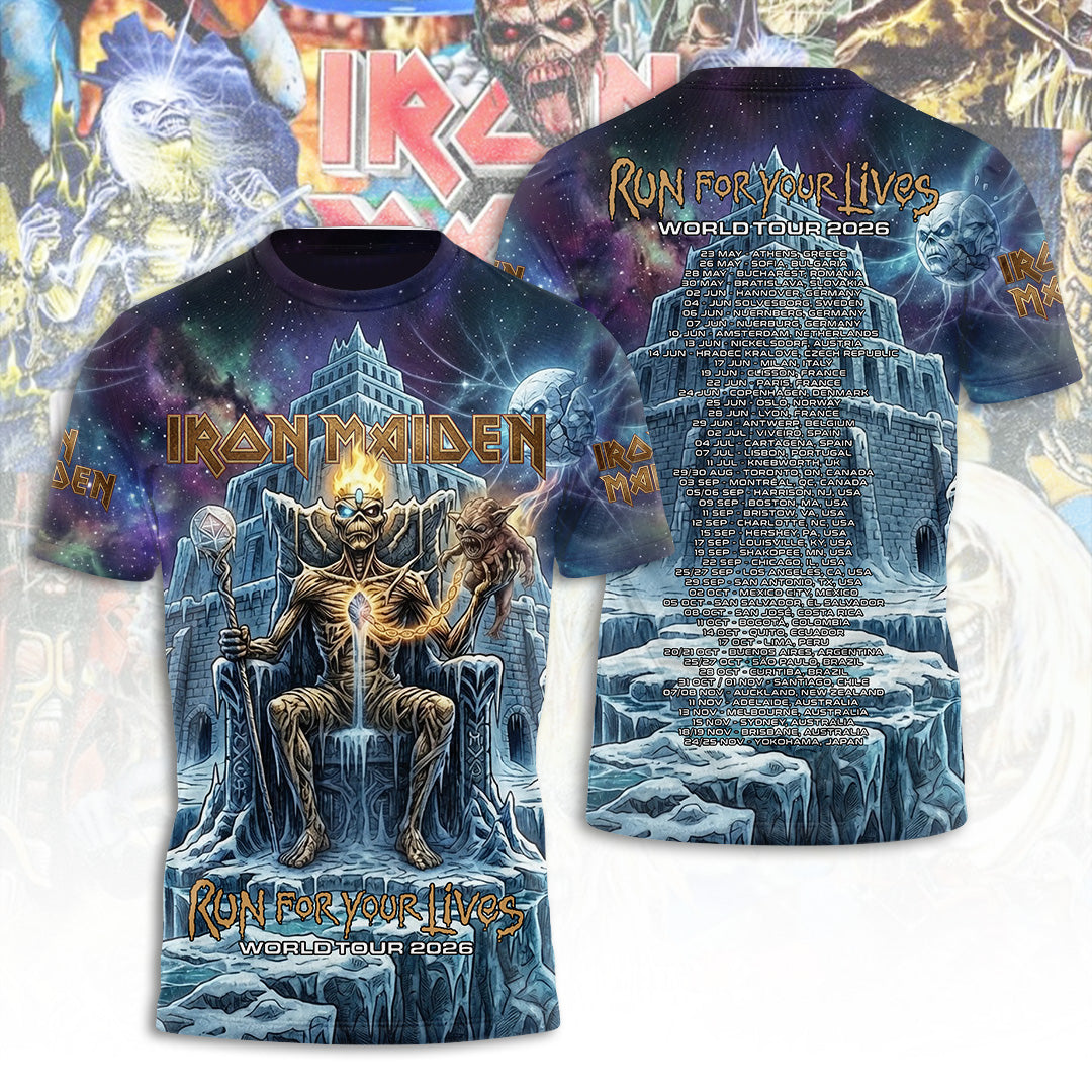 Iron Maiden Tour 2026 3D Apparel – TANTN24160