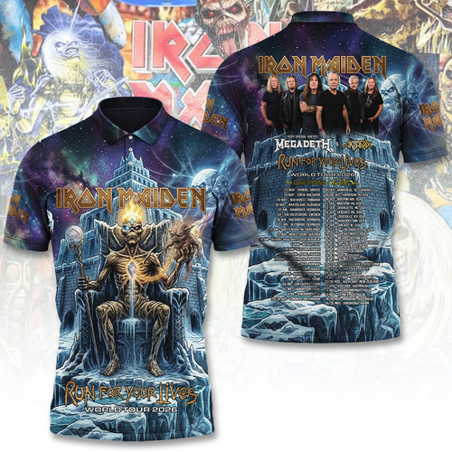 Iron Maiden Tour 2026 3D Apparel – TANTN24161