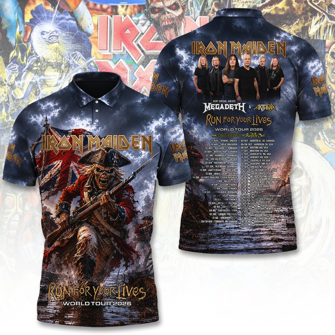 Iron Maiden Tour 2026 3D Apparel – TANTN24168