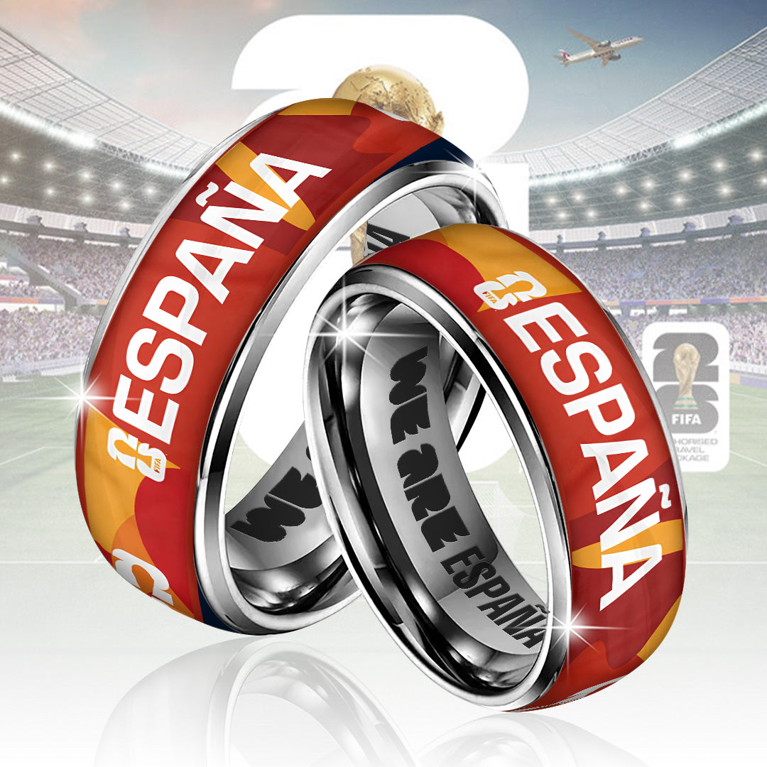 Spain FIFA World Cup 2026 Custom Alloy Ring – TANTN24239