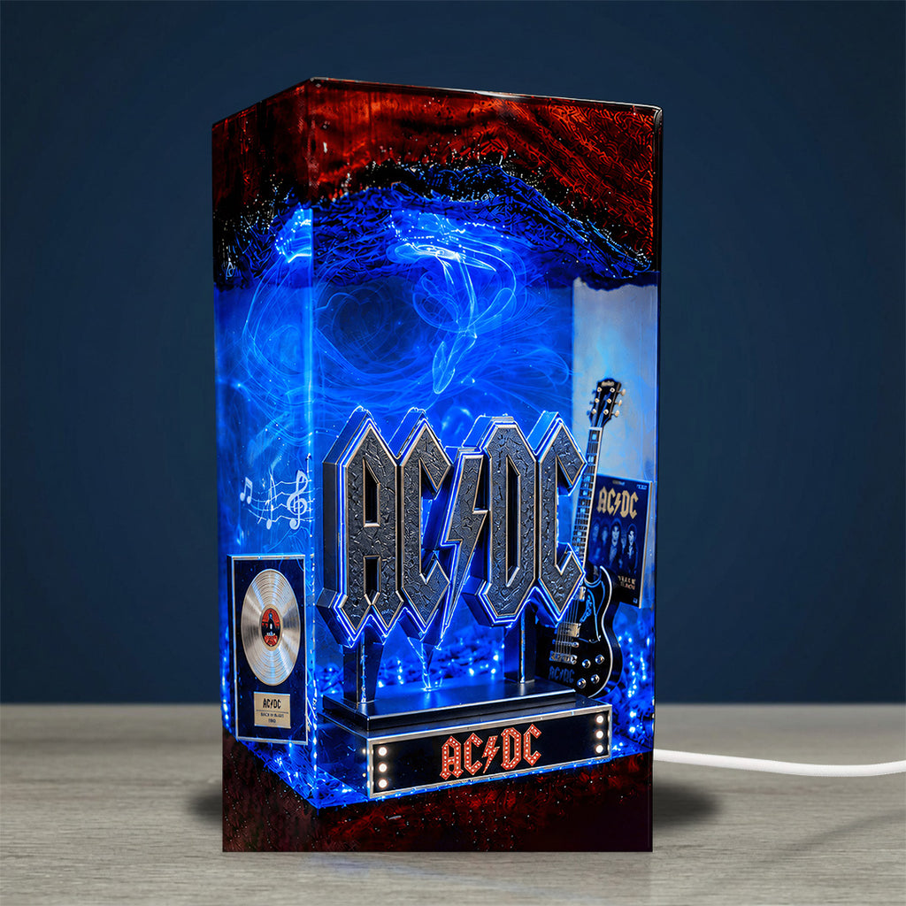 AC/DC Custom Shape Acrylic Light Box – TANTN24294