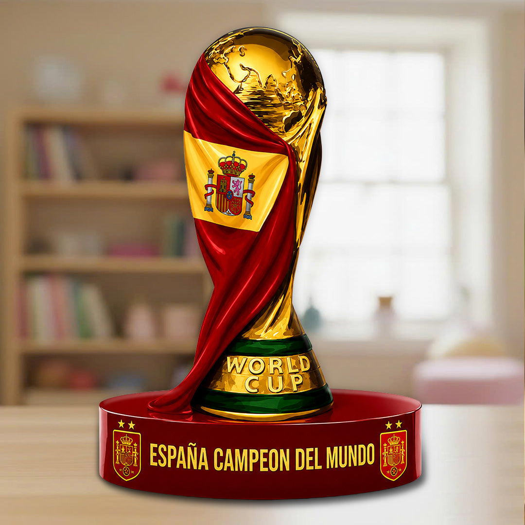 Spain National Team 2026 FIFA World Cup Champions Custom Shape Acrylic Plaque – TANTN24421