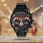 Spain National Team 2026 FIFA World Cup Champions Black Stainless Steel Watch – TANTN24402