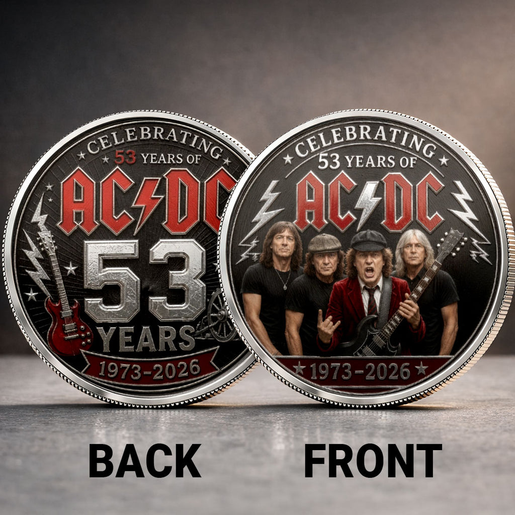 AC/DC 53 Years Anniversary Commemorative Coin – TANTN24540