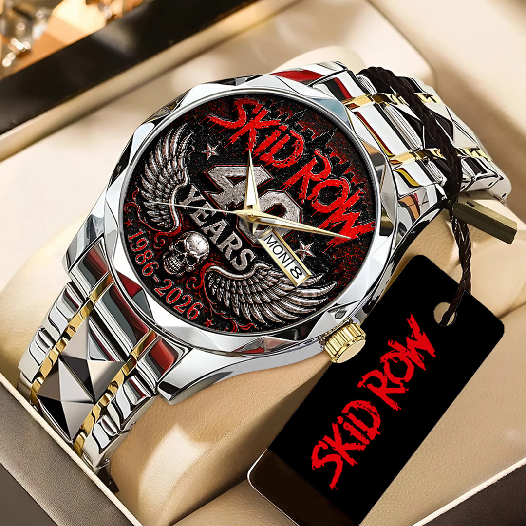 Skid Row 40th Anniversary Alloy Luxury Quartz Watch – TANTN24658