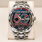 Foreigner 50th Anniversary Alloy Luxury Quartz Watch – TANTN24662