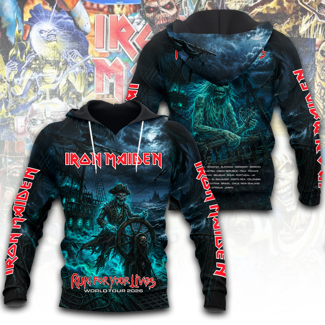 Iron Maiden Tour 2026 3D Apparel – TANTN24699