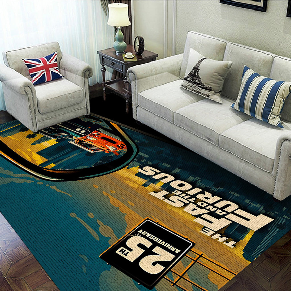 Fast & Furious 25th Anniversary Rectangular Rug – TANTN24785