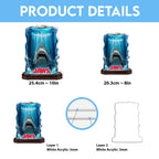 Jaws 50th Anniversary Custom Shape Acrylic Light Box – TANTN24798