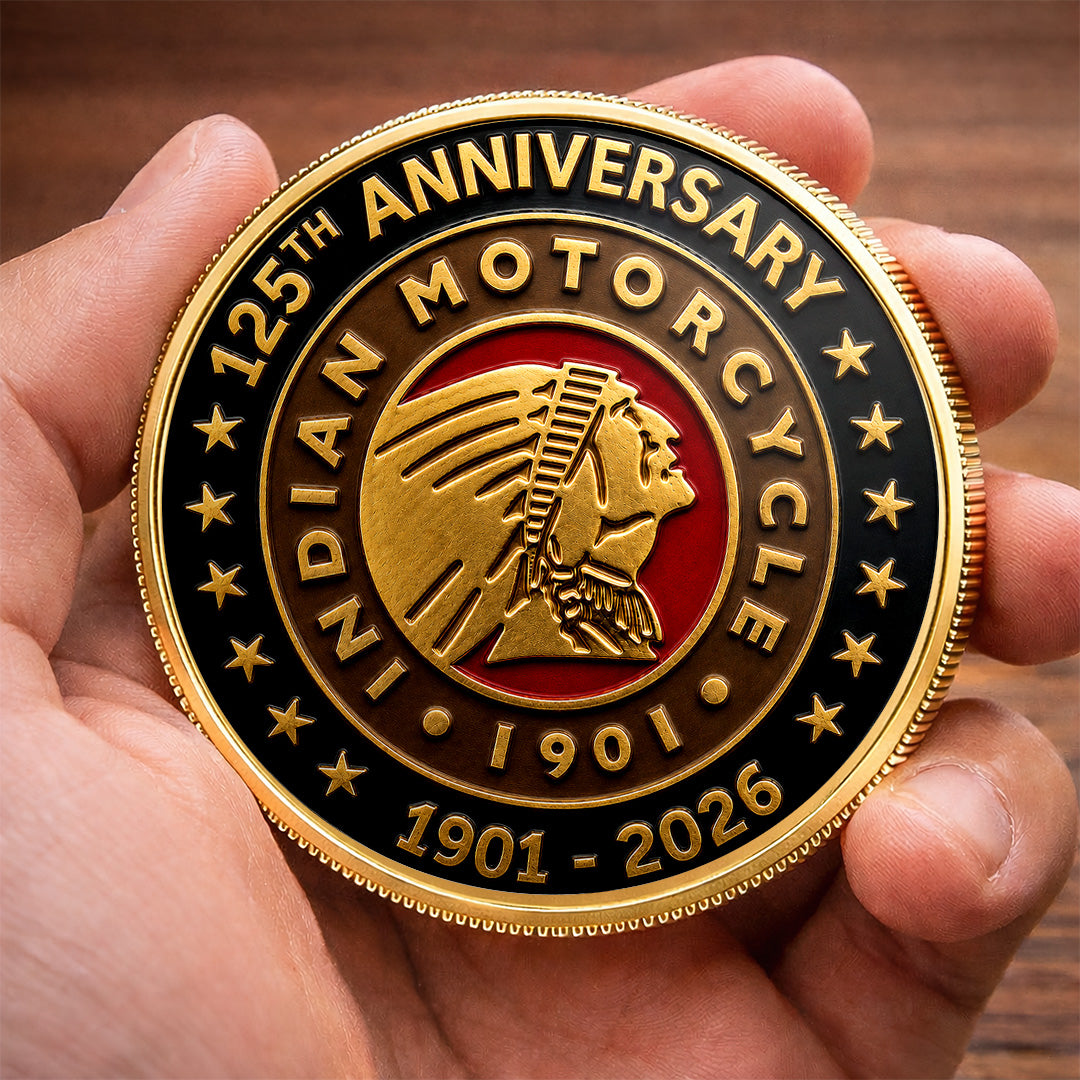 Indian Motorcycle 125th Anniversary Commemorative Coin – TANTN24800