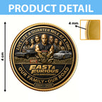 Fast & Furious 25th Anniversary Commemorative Coin – TANTN24841