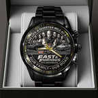 Fast & Furious 25th Anniversary Black Stainless Steel Watch – TANTN24843