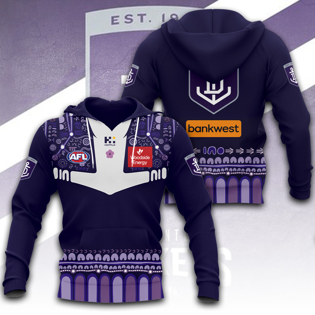Fremantle Dockers 2026 Indigenous Guernsey 3D Apparel – TANTN24938