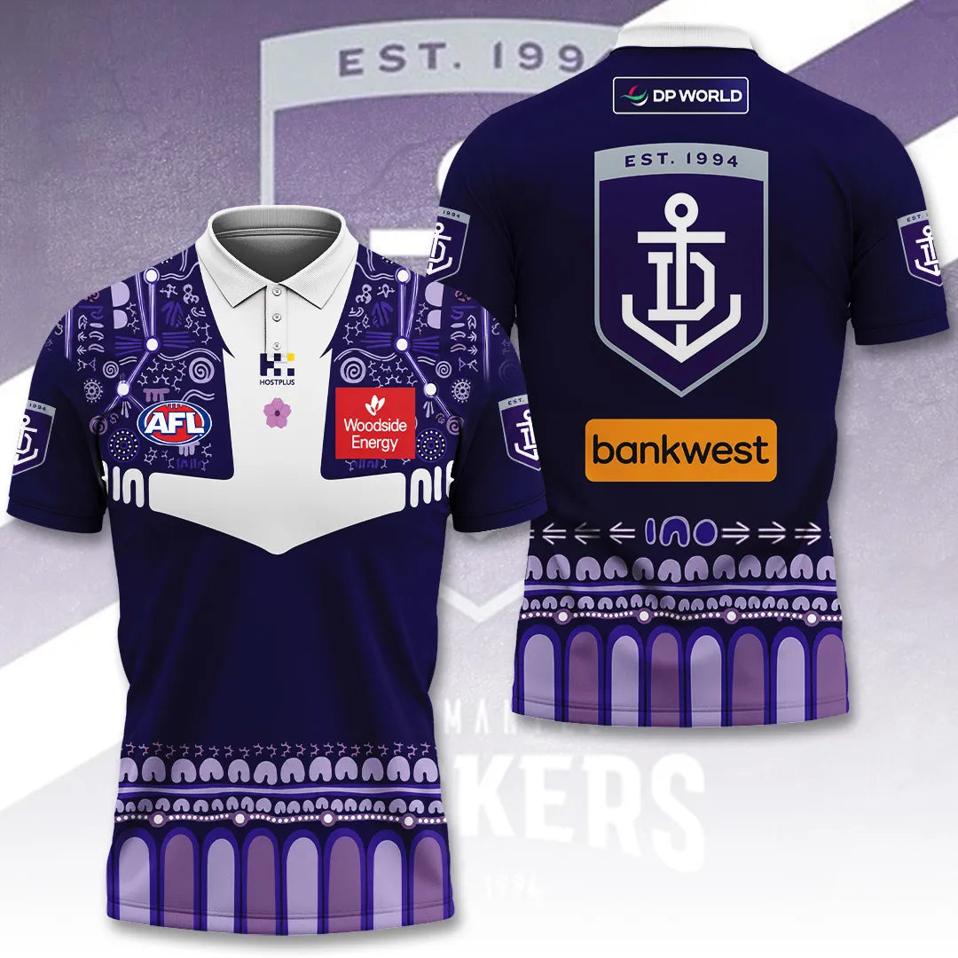 Fremantle Dockers 2026 Indigenous Guernsey 3D Apparel – TANTN24938