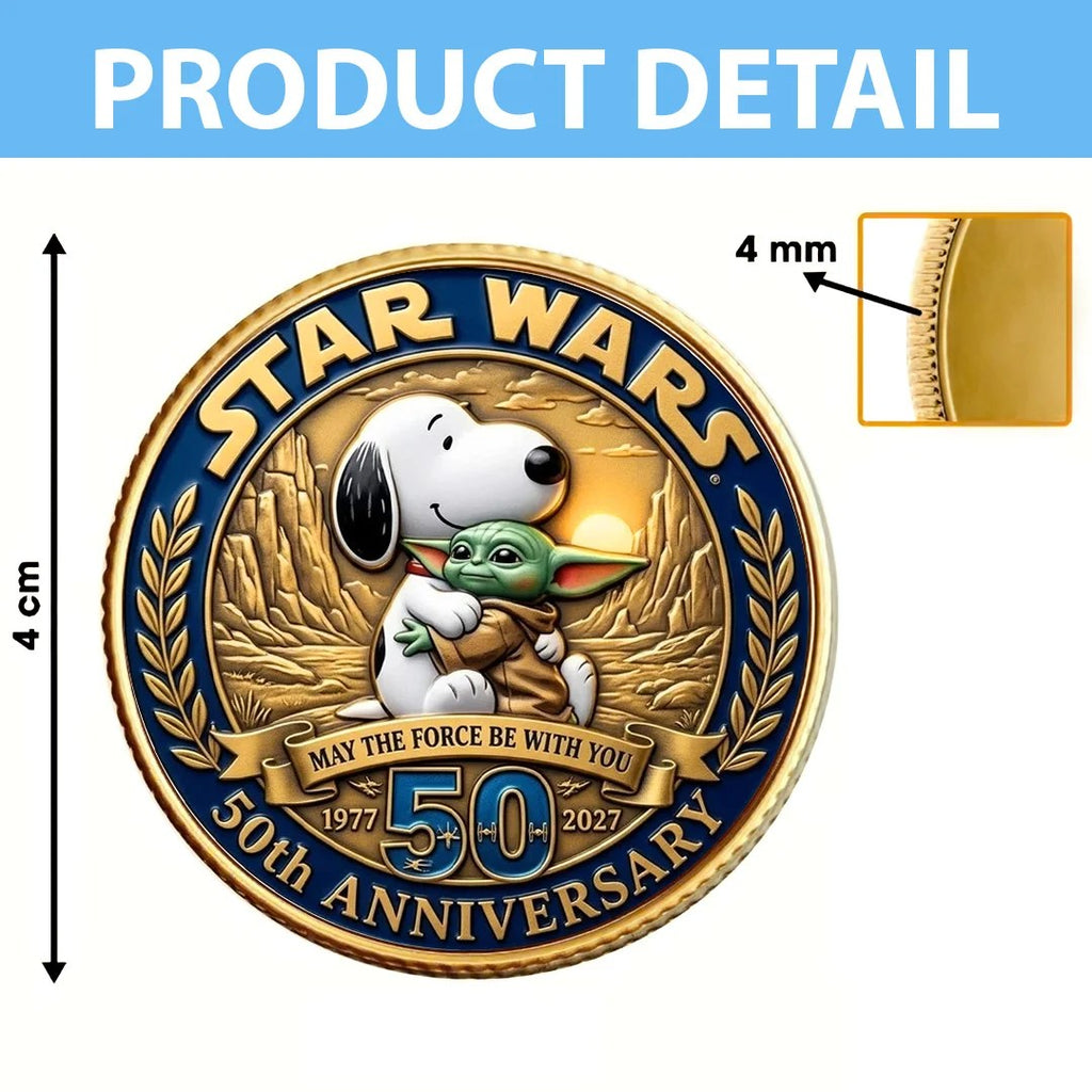 Star Wars x Snoopy 50th Anniversary Commemorative Coin – TANTN25004