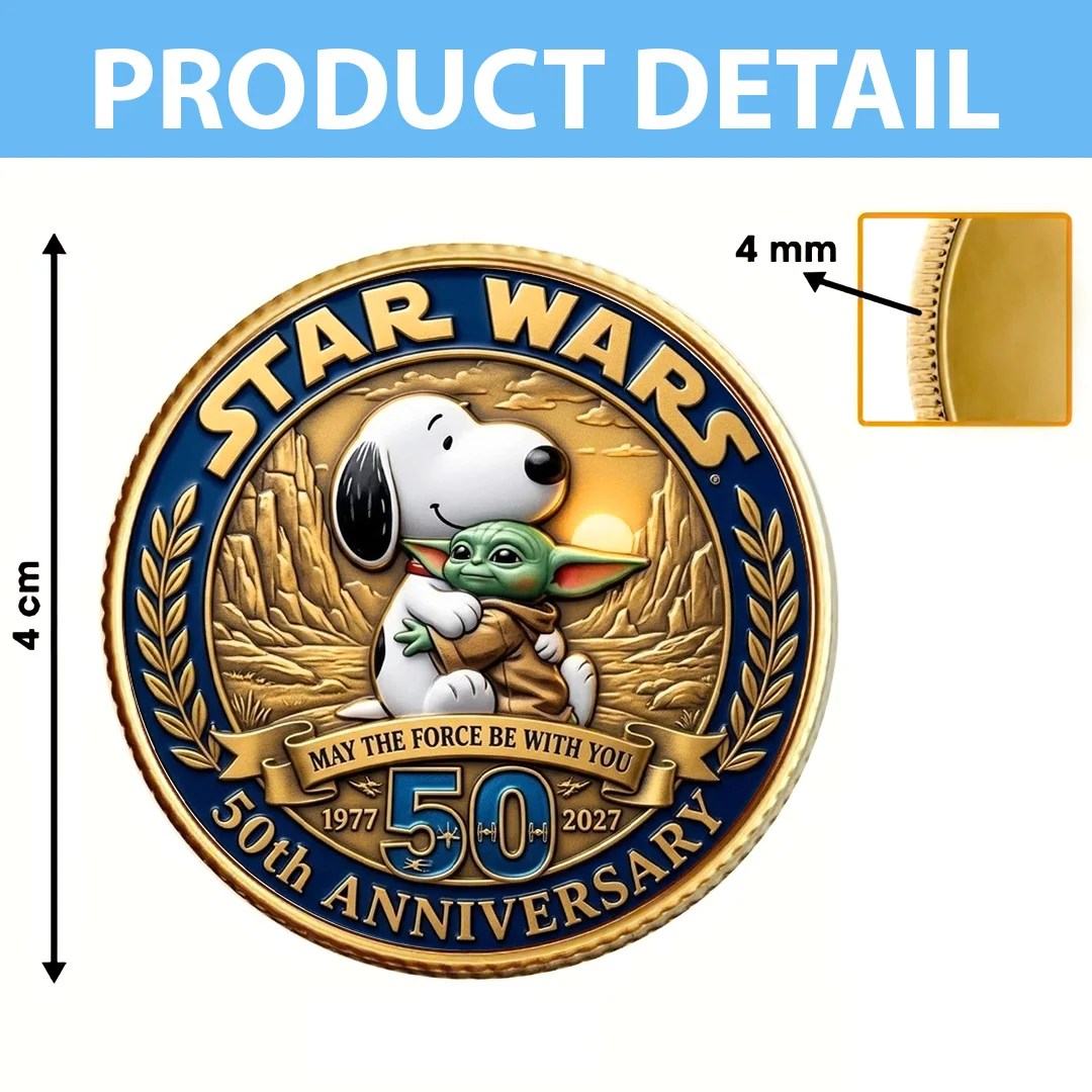 Star Wars x Snoopy 50th Anniversary Commemorative Coin – TANTN25004
