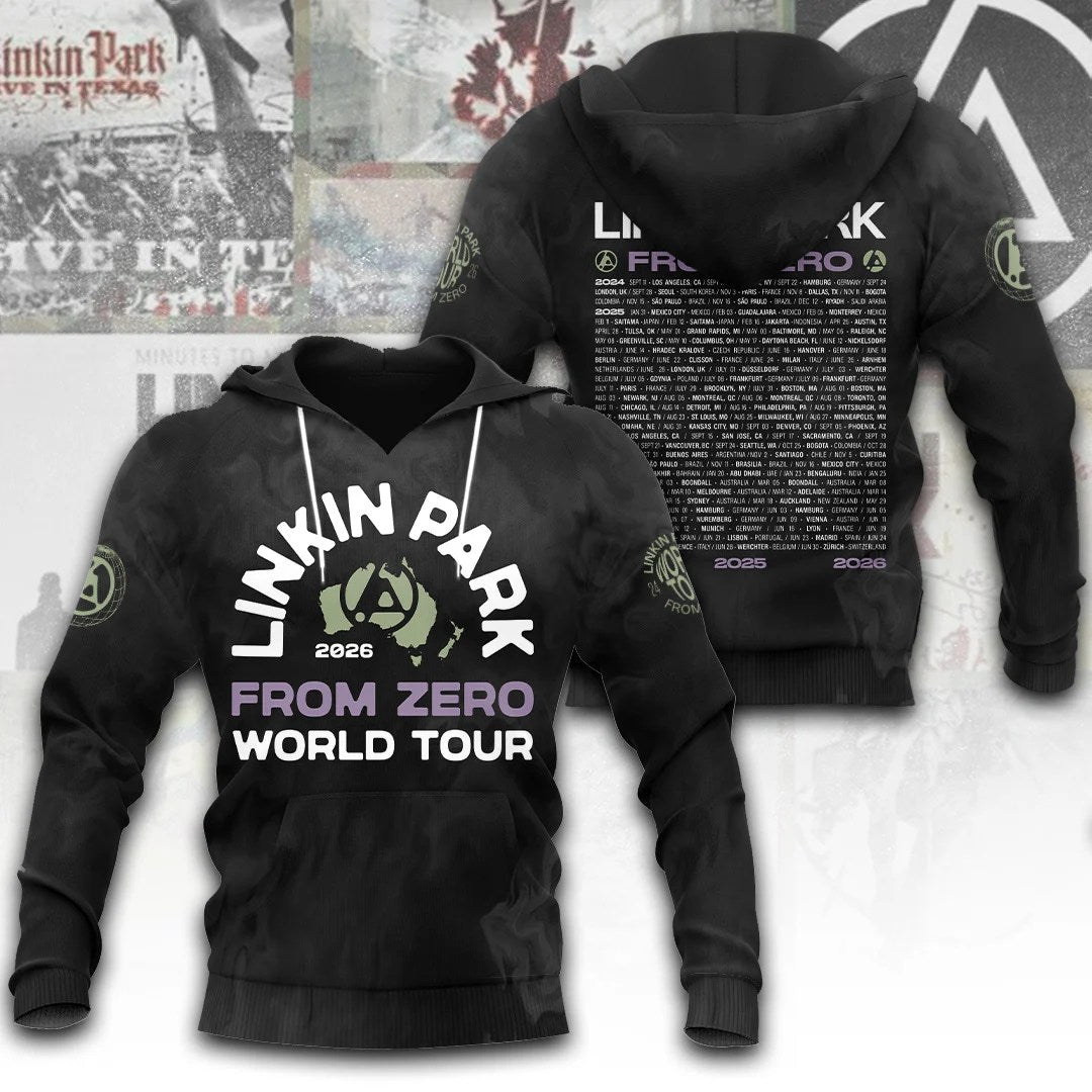 Linkin Park Tour 2026 3D Apparel – TANTN25016