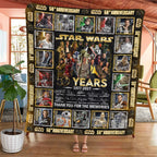 Star Wars 50th Anniversary Quilt Blanket – TANTN25176