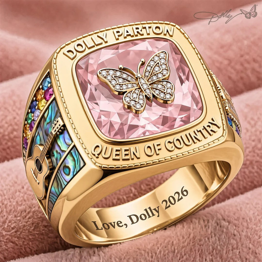 Dolly Parton 3D Engraved Ring – TANTN25204