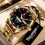 Triumph Band Tour 2026 Alloy Luxury Quartz Watch – TANTN25404