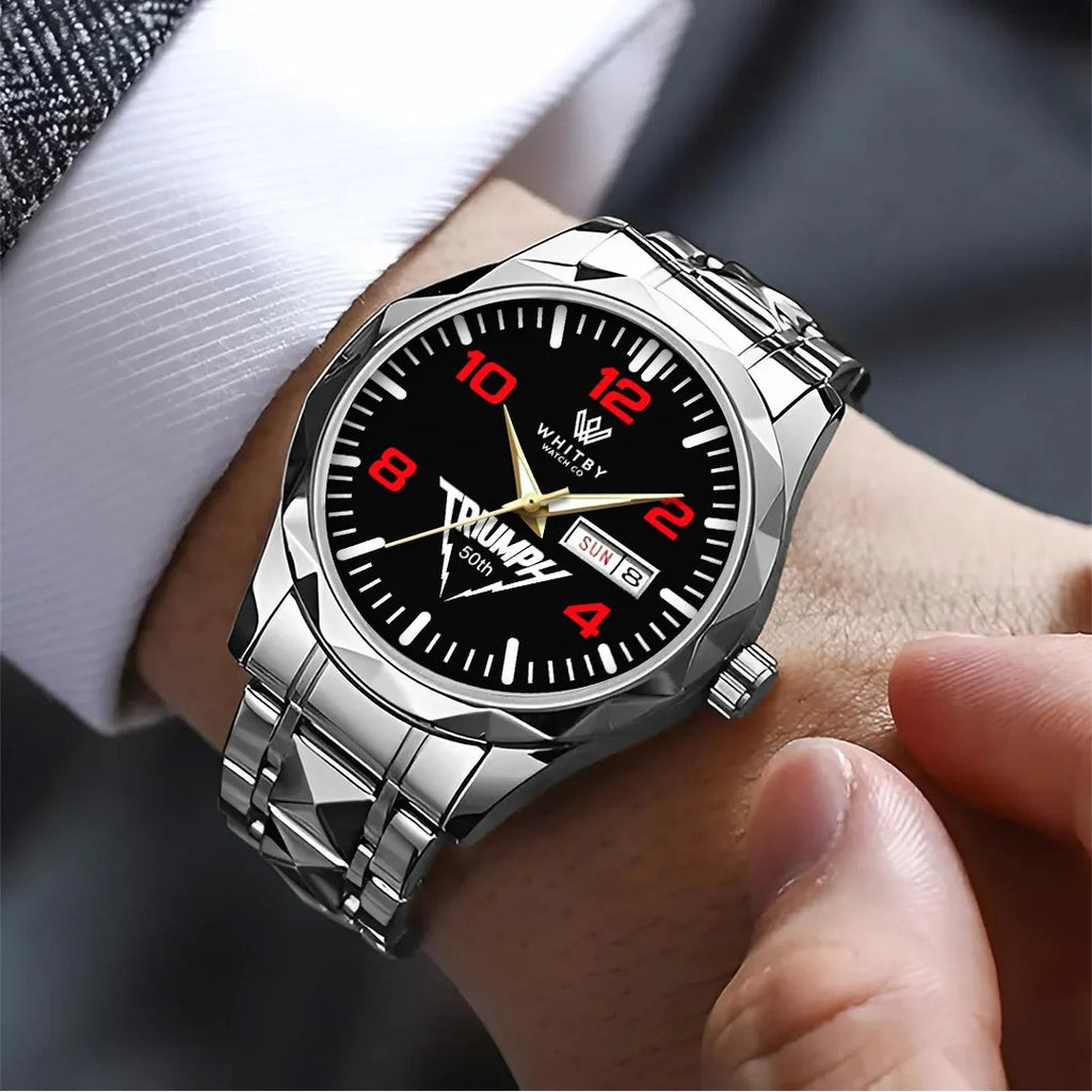 Triumph Band Tour 2026 Alloy Luxury Quartz Watch – TANTN25404