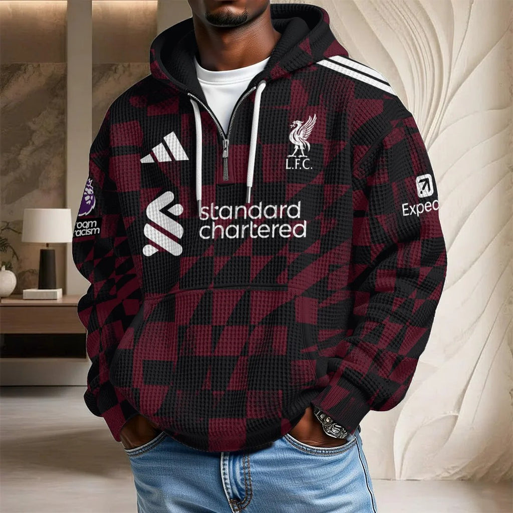 Liverpool FC 3D Unisex Waffle Hoodie – TANTN25643