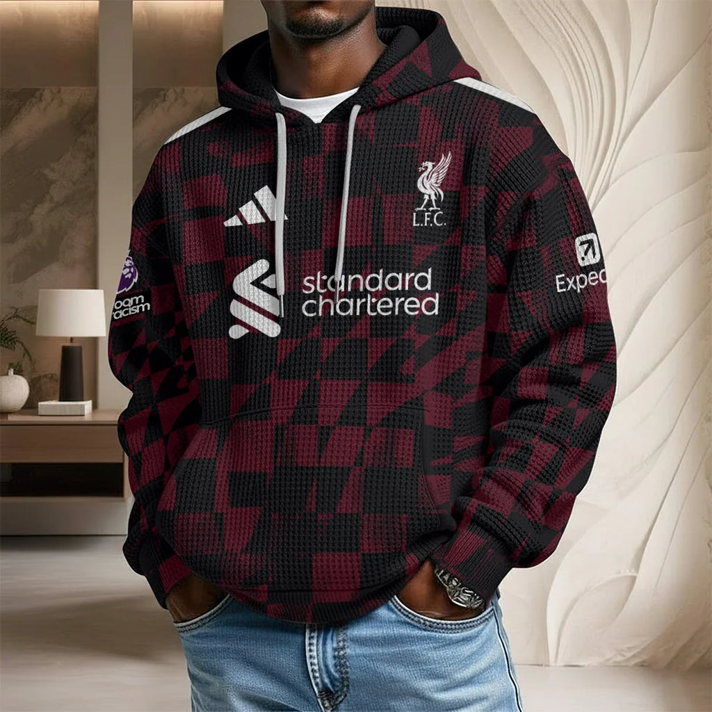 Liverpool FC 3D Unisex Waffle Hoodie – TANTN25643