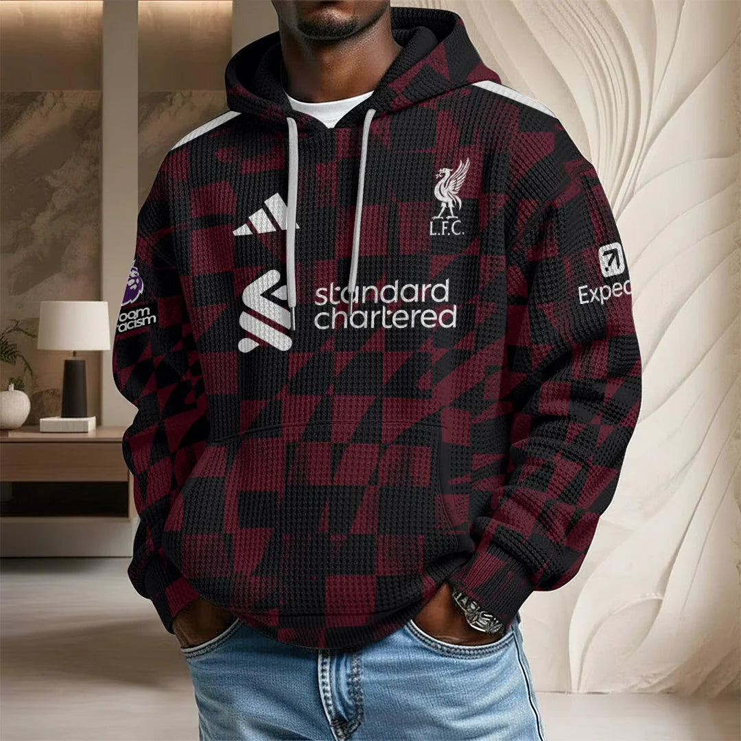 Liverpool FC 3D Unisex Waffle Hoodie – TANTN25643