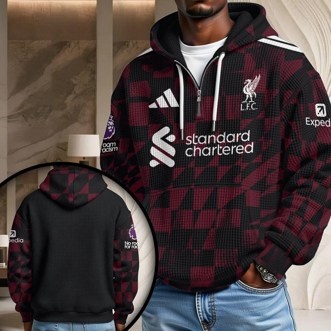 Liverpool FC 3D Unisex Waffle Hoodie – TANTN25643