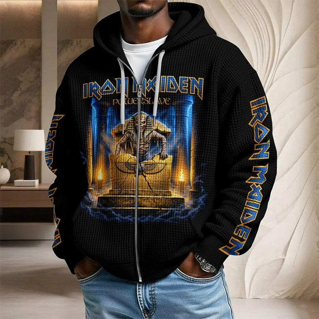 Iron Maiden 3D Unisex Waffle Hoodie – TANTN25659