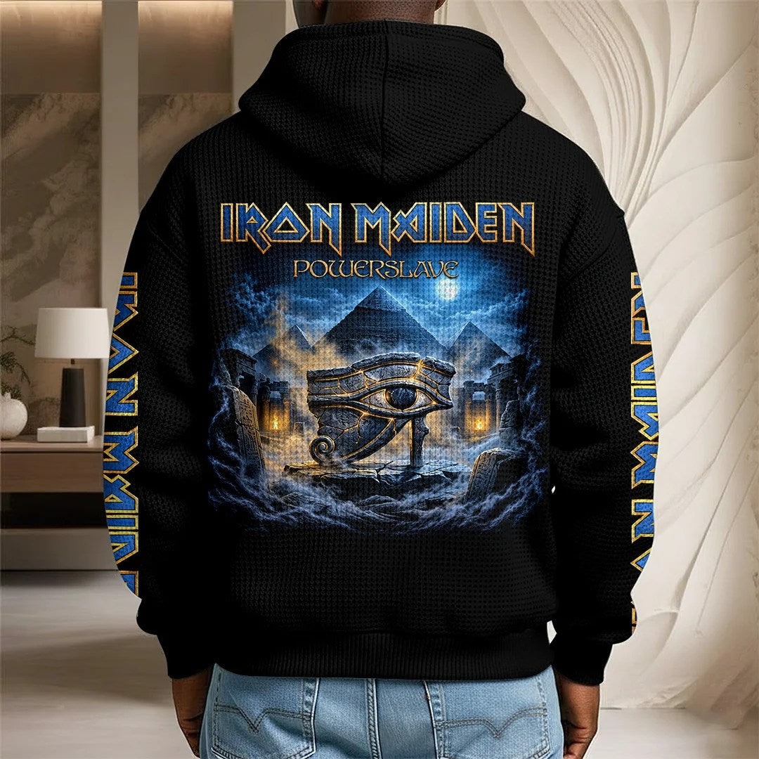 Iron Maiden 3D Unisex Waffle Hoodie – TANTN25659