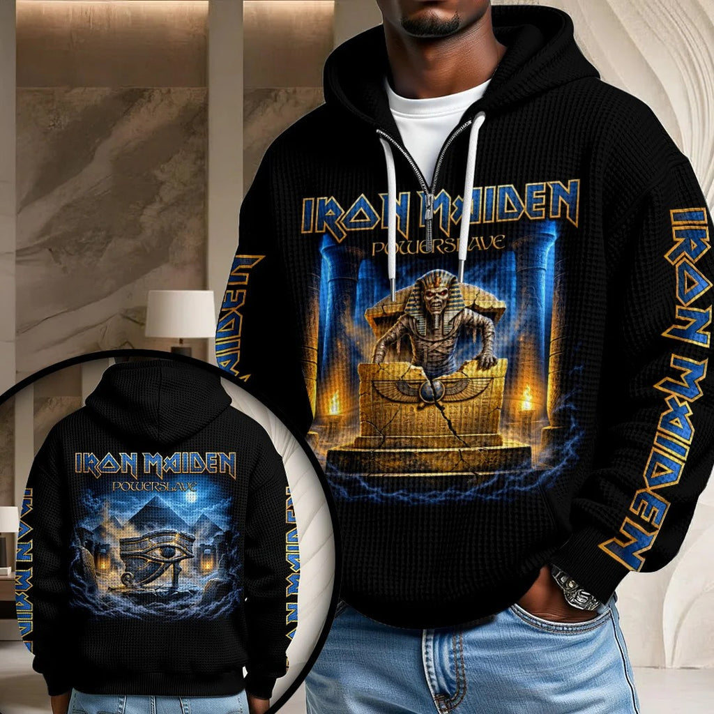 Iron Maiden 3D Unisex Waffle Hoodie – TANTN25659