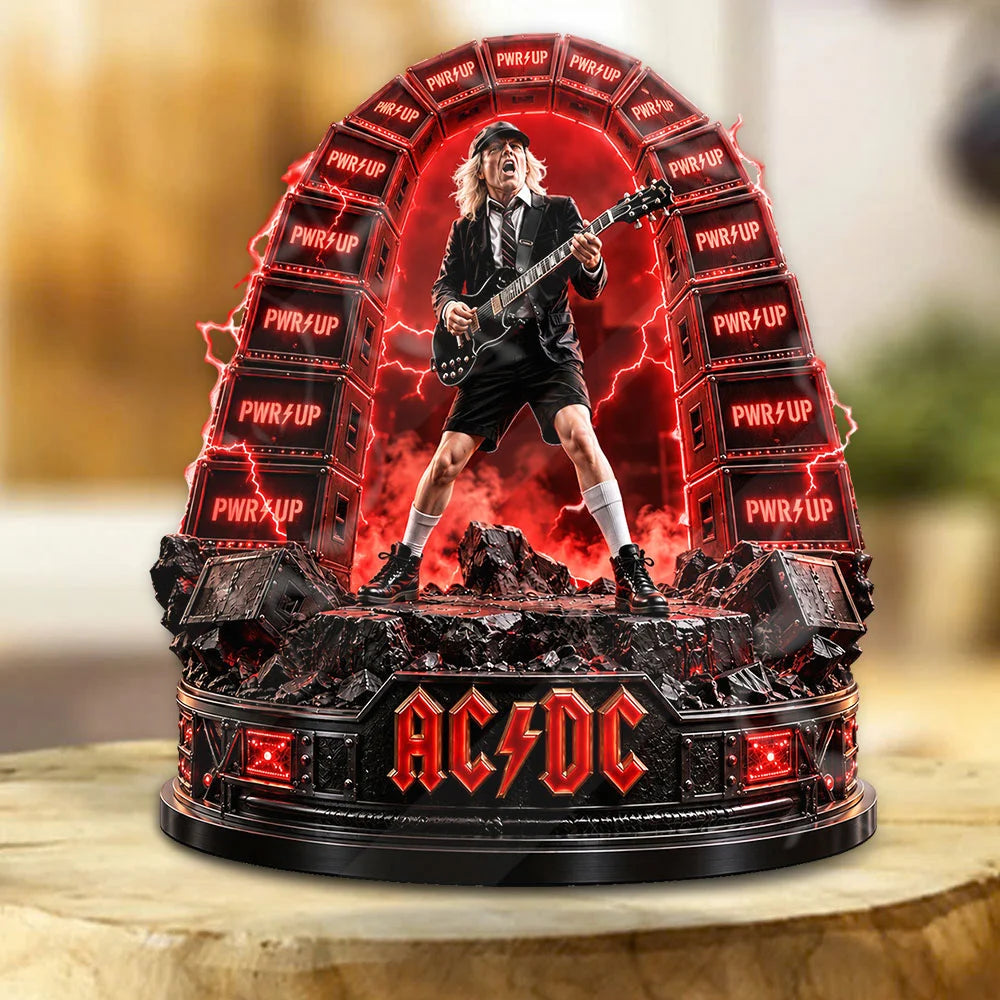 AC/DC PWR UP Tour Custom Shape Acrylic Plaque – TANTN25792
