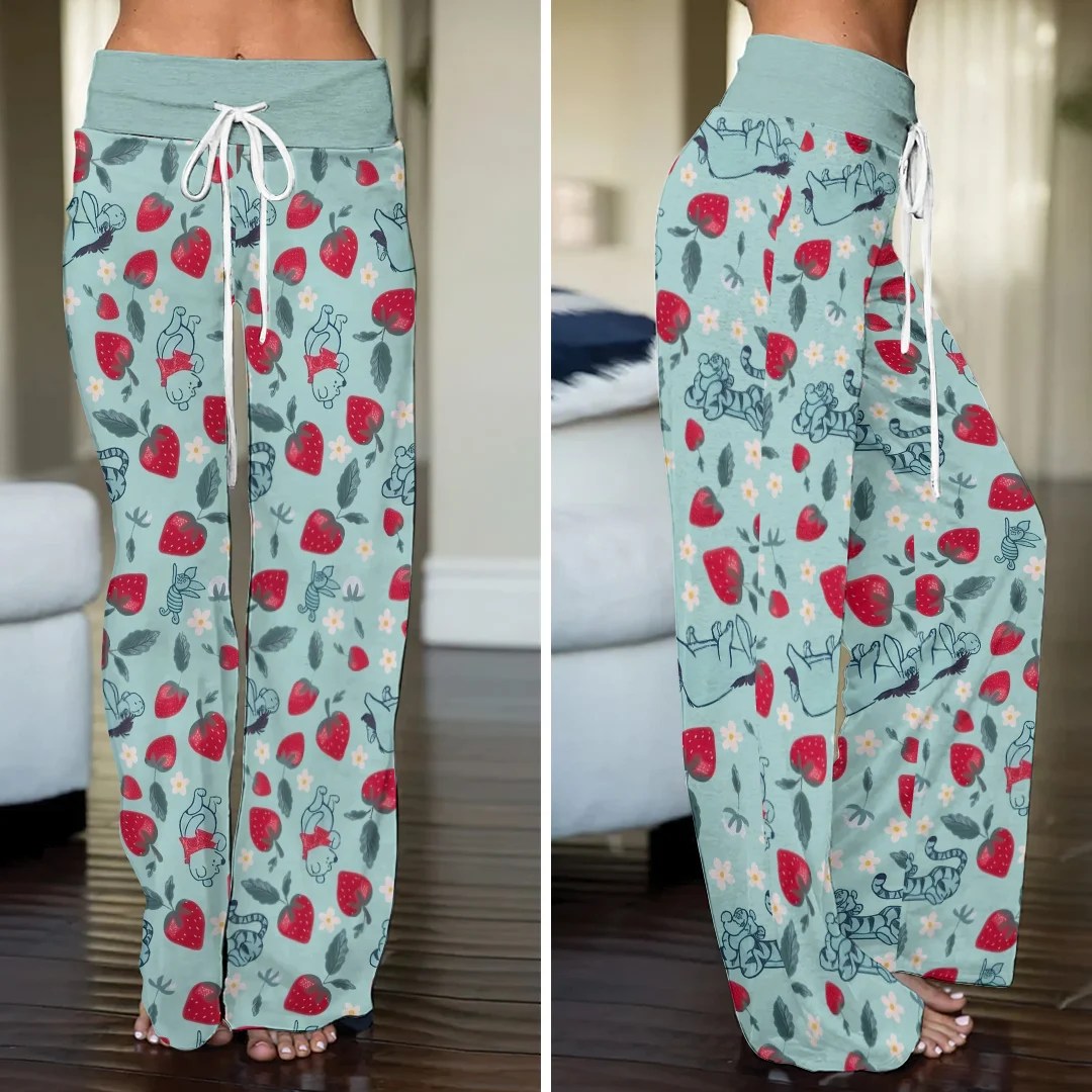 Winnie-the-Pooh High-Waisted Straight-Leg Trousers – TANTN25800