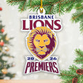Brisbane Lions 2026 AFL Premiers Custom Shape 2-side Printed Acrylic Ornament – TANTN25804