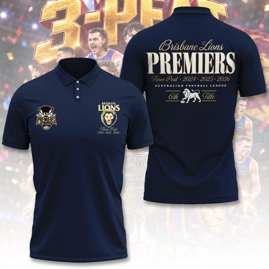 Brisbane Lions 2026 AFL Premiers 3D Apparel – TANTN25810