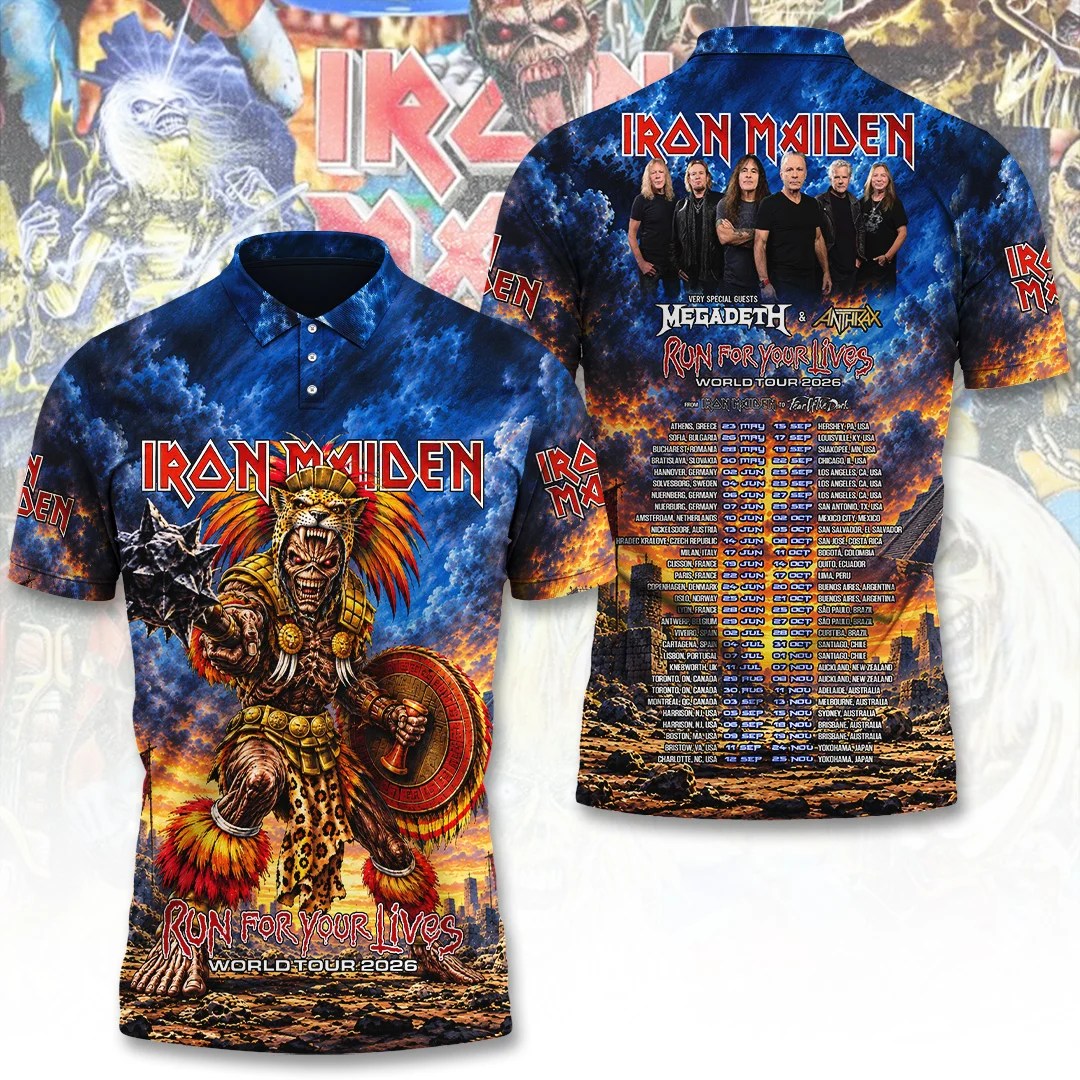 Iron Maiden Tour 2026 3D Apparel – TANTN25861