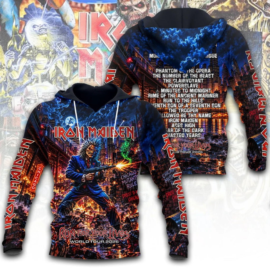 Iron Maiden Tour 2026 3D Apparel – TANTN25927