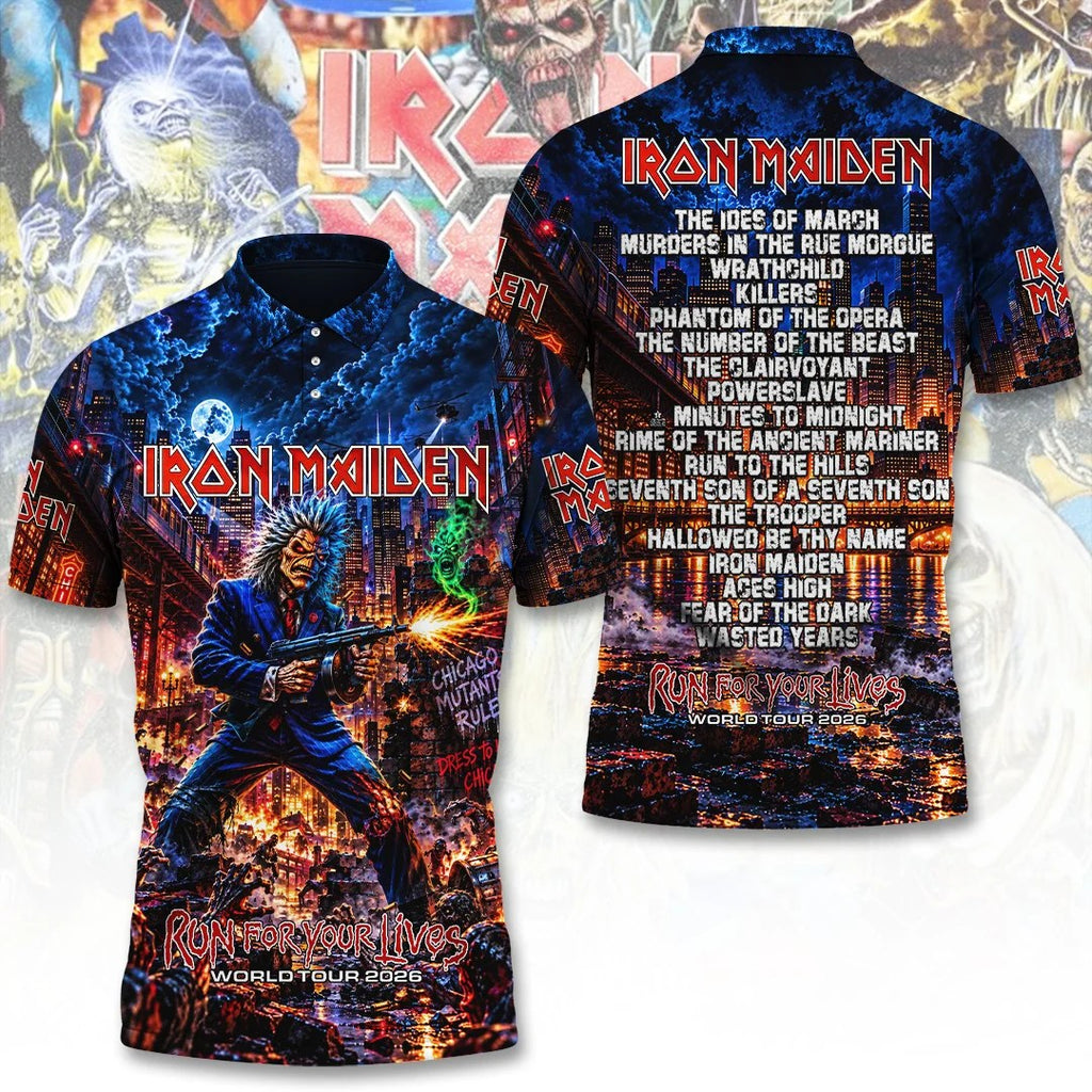 Iron Maiden Tour 2026 3D Apparel – TANTN25927