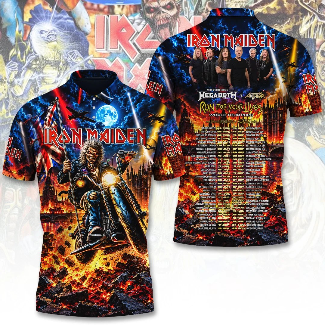 Iron Maiden Tour 2026 3D Apparel – TANTN26028