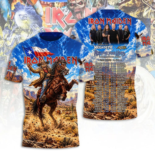 Iron Maiden Tour 2026 3D Apparel – TANTN26029