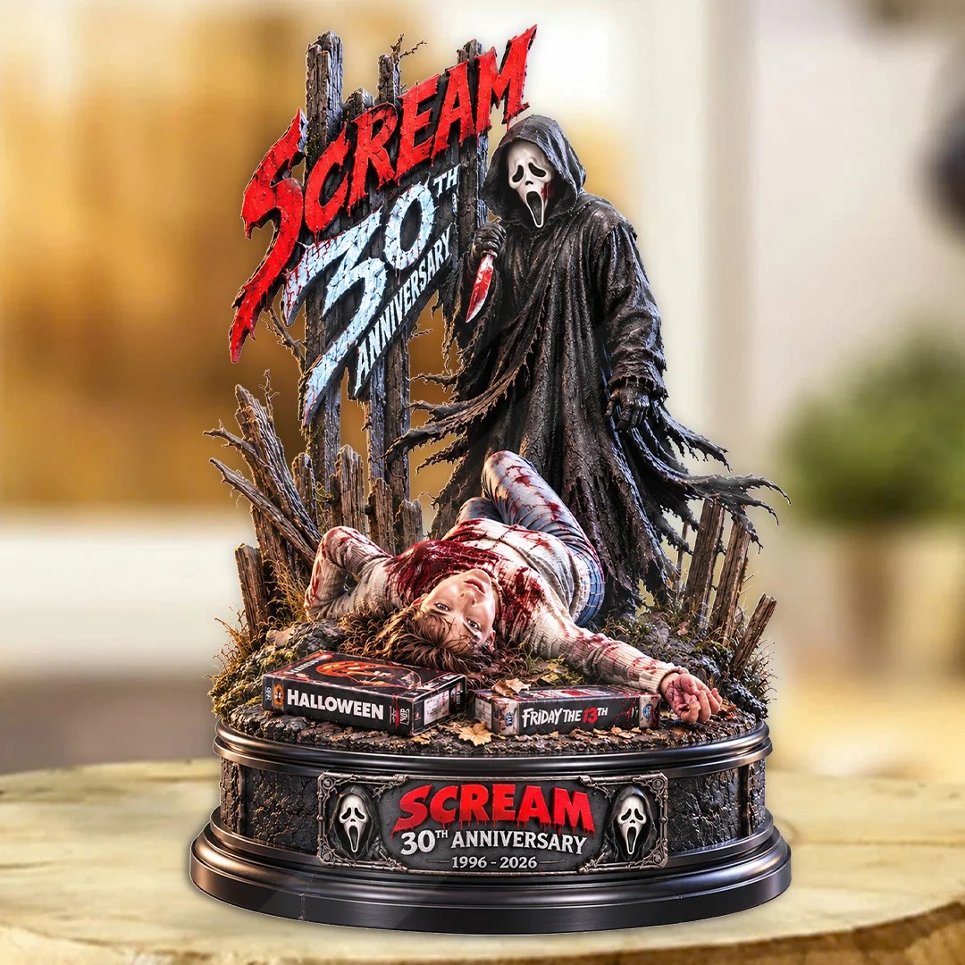Scream 30th Anniversary 2026 Custom Shape Acrylic Plaque – TANTN26122