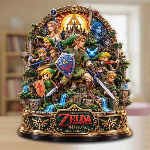 The Legend of Zelda 40th Anniversary Custom Shape Acrylic Plaque – TANTN26153