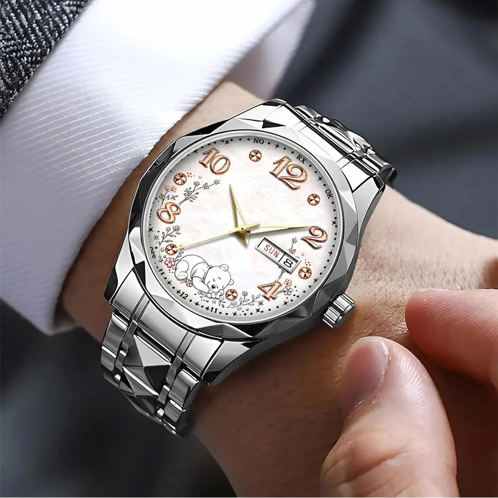 Winnie-the-Pooh 100th Anniversary Alloy Luxury Quartz Watch – TANTN26146