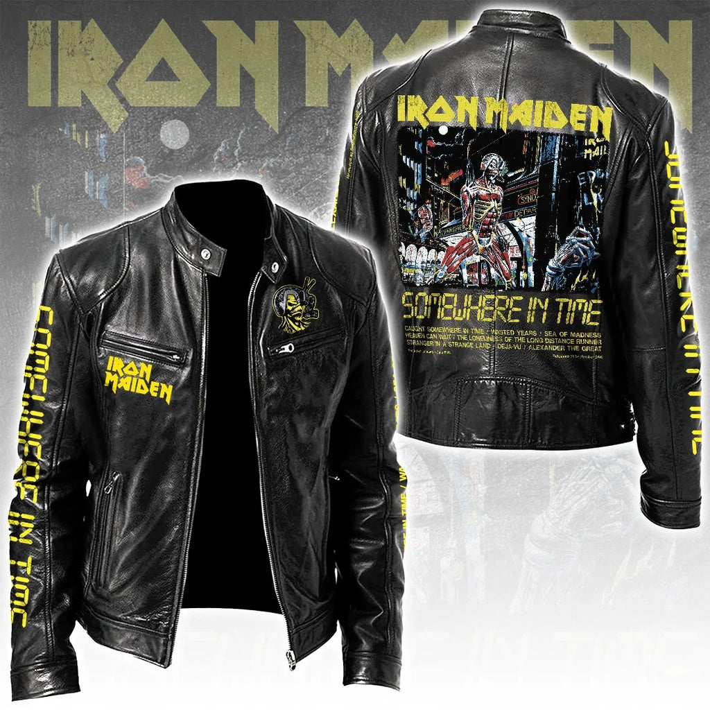 Iron Maiden Motorcycle Leather Jacket – TANTN26187